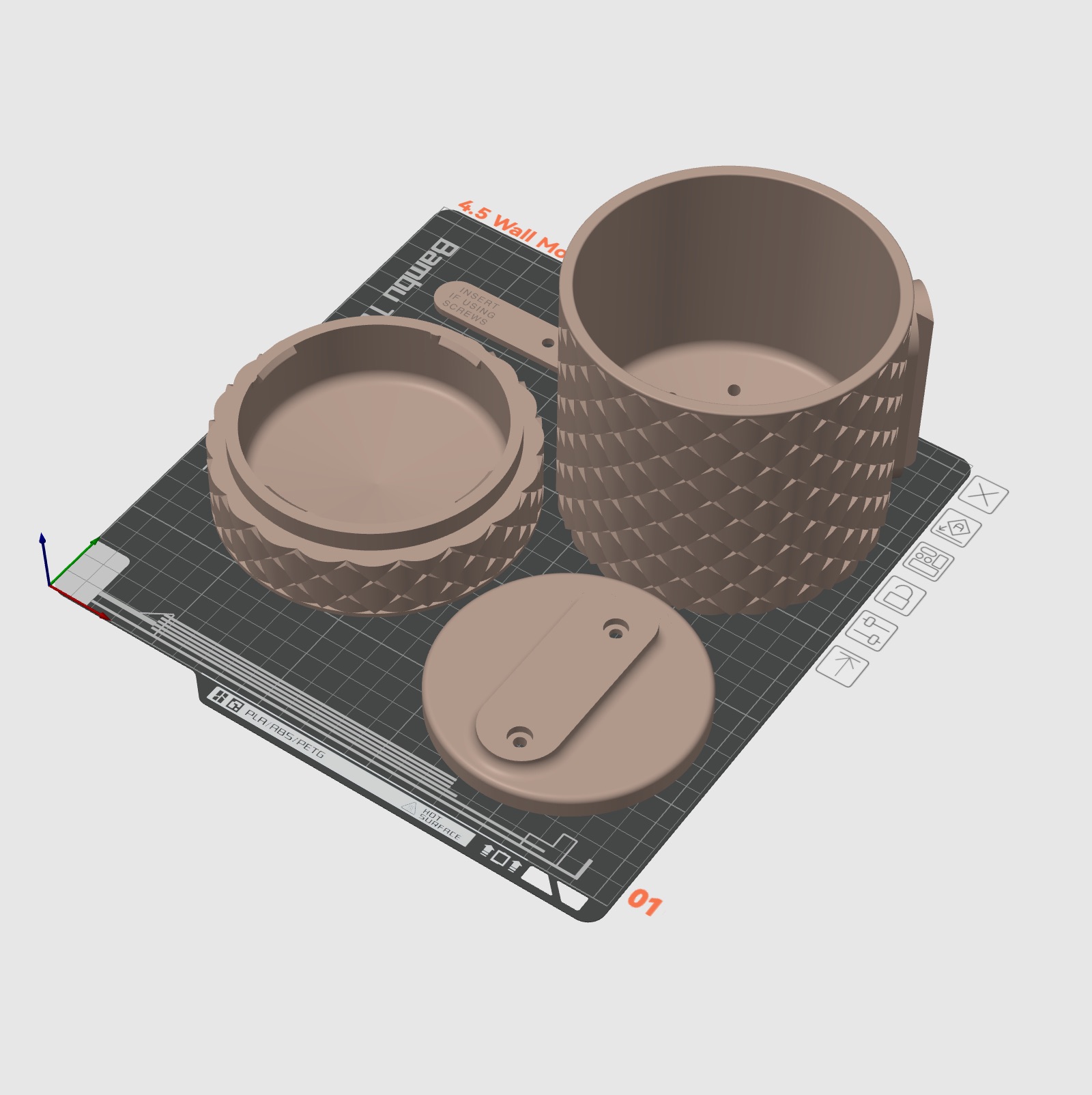 Circle Planter with Hidden Drainage